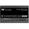 Thermaltake ToughPower GX3 - barošanas bloks (iekšējais) - ATX12V 3.0 - EPS12V - 80 PLUS Gold - AC 100-240 V - 850 W - melns (PS-TPD-0850NNFAGE-3)