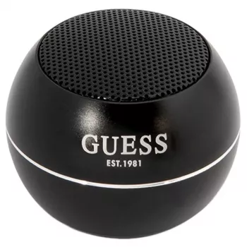 Pārnēsājams skaļrunis Guess Mini Bluetooth skaļrunis 3 W melns