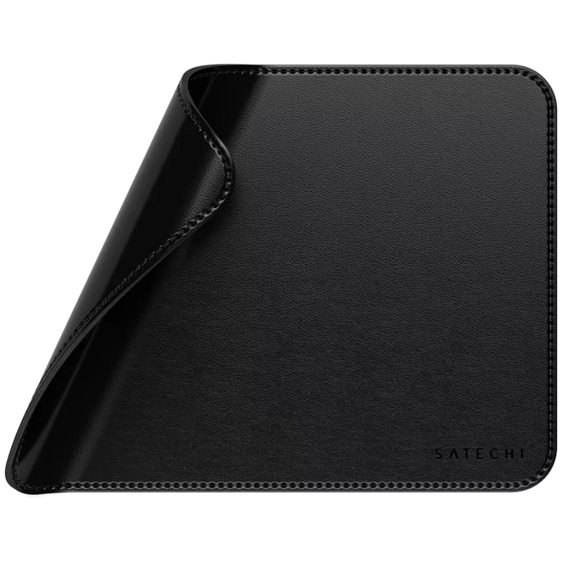 Satechi Premium pele Pad - Vegan Leather pele Pad (Melns)