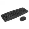 Bezvadu tastatūras un peles komplekts Tellur Basic Melns — 2,4 GHz, USB uztvērējs, kompakts izkārtojums