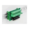 DeLOCK D-Sub 25 kontaktu vīrišķais uz spaiļu bloku DIN sliedei 51mm x 86mm x 30mm