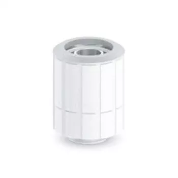 BitsPower taisnais savienotājs G1/4 collas vītne uz 16/10 mm grozāms — Arctic balta