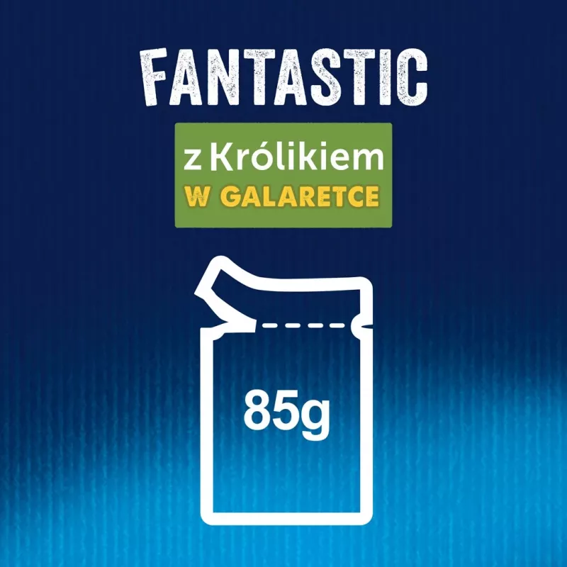 Mitrā kaķu barība Felix PURINA paciņa 85 g — pieaugušiem kaķiem, truša garša, 82% mitrums, 11.5% olbaltumvielas