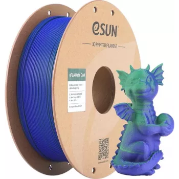 PLA MATTE DUAL 1,75mm ZAĻŠ ZILS 1kg ESUN 3D FILAMENTS (PLA-MTD175B-UG1P1)