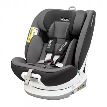 Bērnu autosēdeklis Sparco SK3000 Gray SK3000I_GR bērniem 40–150 cm