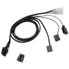 Kabelis ek water blocks EK-Loop OmniLink 6-Pin Dual PWM 50cm — 6-pin PWM sadalītāja kabelis, 50 cm garš