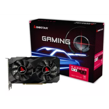 Grafikas karte BIOSTAR Radeon RX 580 8 GB GDDR5, 256-bitu, 1150 MHz, PCIe x16, 2x ventilatori