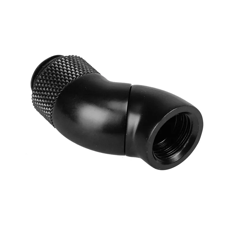 Dzesēšanas piederums BitsPower BP-MB90R2 misiņa taisnleņķa adapteris, melns, 18×29×39,8 mm