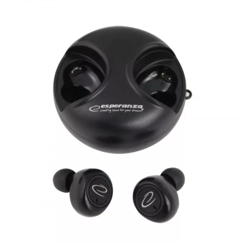 Esperanza EH228K austiņas/headset bezvadu ievietojamās zvaniem/mūzikai Micro-USB Bluetooth melnas