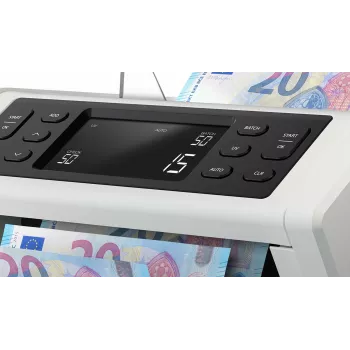 Banknošu skaitīšanas iekārta Safescan 2210 G2 Balta LCD displejs Maiņstrāva 220-240V