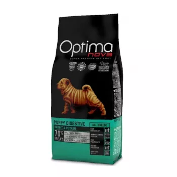 Sausā suņu barība Optimanova Puppy Digestive Rabbit & Potato 2 kg