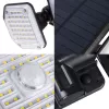 Maclean IP65 saules LED lampa ar kustības un krēslas sensoru IP65 4W 320lm 4000K Li-ion 1200 mAh 3 darbības režīmi prožektors drošībai dārzam ieejai HQ