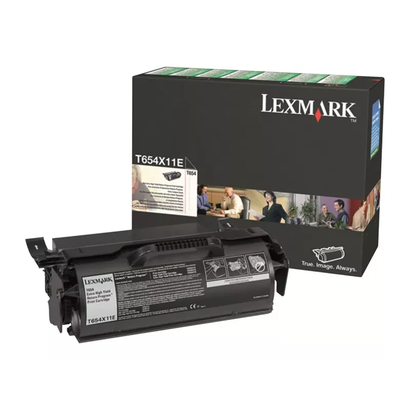 Toneris Lexmark T654X11E 30000 lapas melns