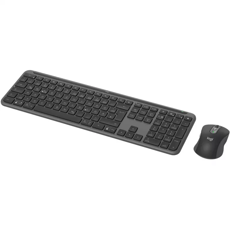 Logitech 920-012483 Tastatūra ar peli iekļauta Office RF bezvadu + Bluetooth QWERTZ Vācu Grafīts