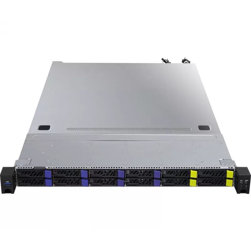 ASRock 1U8S4E-GENOA/2T servera bezatslēgas sistēma ar SoC ligzdu SP5 (LGA 6096) Rack (1U)