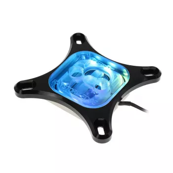 CPU Water Cooler XSPC RayStorm EDGE ARGB — Intel-saderīgs, melns