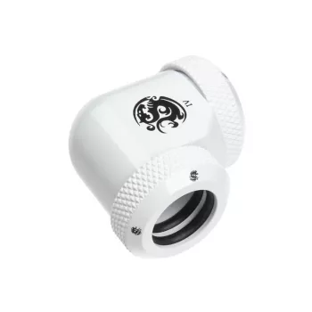 Adapter 90° BitsPower Multi-Link for 2x 12mm AD fittings — balta (BP-DWE90DML)