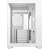 Datorkorpuss DeepCool CG530 WH Midi Tower — ATX/Micro ATX/ITX, rūdīts stikls, 2 × 3,5 collu + 3 × 2,5 collu nodalījumi, atbalsta līdz 410 mm GPU