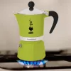 Bialetti Rainbow Moka katliņš Melns, Zaļš