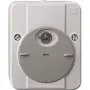 Elektriskais slēdzis Merten 544894 — Pelēks, 230 V maiņstrāvas ieeja, 10 A izeja, IP54, 80×47×97 mm
