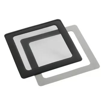 Putekļu filtrs DEMCiflex DF0002 80 mm ventilatoram, melns, 105.3 × 105.3 mm