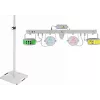LED lāzera stieņa komplekts EUROLITE KLS ar BPS-3 skaļruņu statīviem, balts