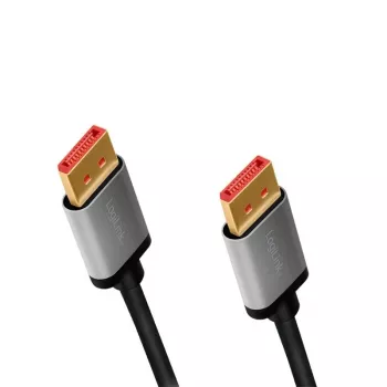 DisplayPort kabelis LogiLink CDA0105 2 m Melns Pelēks