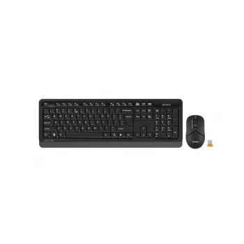 A4Tech Fstyler FG1012 bezvadu tastatūras un peles komplekts, melns