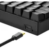 SKILLER SGK50 S4, Gaming Keyboard melns, IT-Layout, Kailh Red