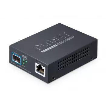 Mediju pārveidotājs PLANET 10GBASE-T uz 10GBASE-X SFP+ ar vara pieslēgvietu, melns