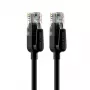 Tīkla kabeļa plāksteris CABLETIME Cat6 UTP, 8 m, melns