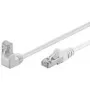 Wentronic Goobay CAT 5e komutācijas kabelis 1x 90° leņķī, F/UTP, balts, 3 m - CCA vara maisījums, 1x RJ45 spraudnis 90° (8P8C) (94180)