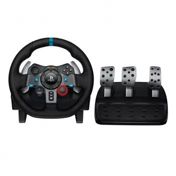 Logitech G G29 stūre + pedāļi Playstation 3,PlayStation 4 analogā USB 2.0 melna