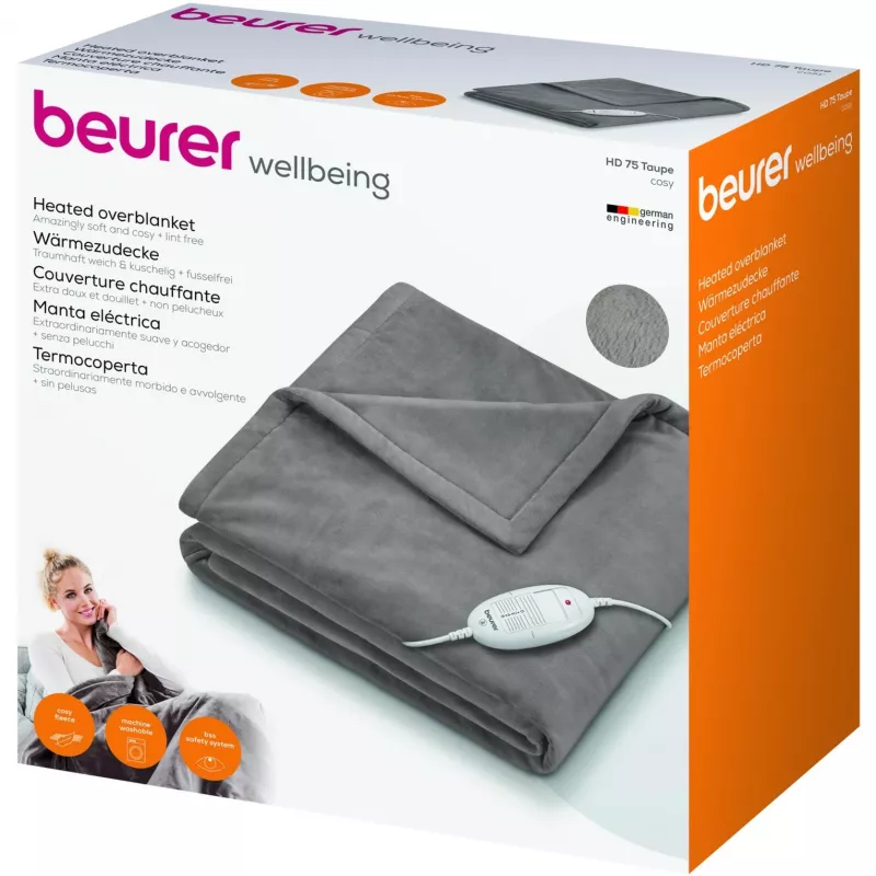 Apsildāmā virssega Beurer HD 75 Cosy, 180 x 130 cm