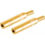 ShiverPeaks BS50800-G2 vadu savienotājs 6,3 mm zelta sievišķais 2 gab.
