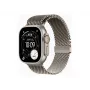 Apple Watch Ultra 3 GPS + Cellular 49mm dabīga titāna korpuss ar dabīga titāna Milānas cilpu - vidējs | Apple