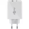 Goobay Dual USB-C™ PD (Power Delivery) ātrais lādētājs (30 W) (61674)