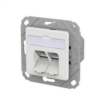 METZ CONNECT pieslēguma ligzda E-DAT C6A LSA++ 2 portu UPk verkehrswei