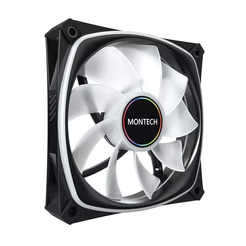 MONTECH RX120 PRO Black 120mm ARGB 3 komplekts
