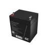 UPS akumulators zaļa Cell AGM44 — 12 V 4,5 Ah Svina-skābes akumulators (VRLA), 101×70×90 mm, 1,35 kg, melns