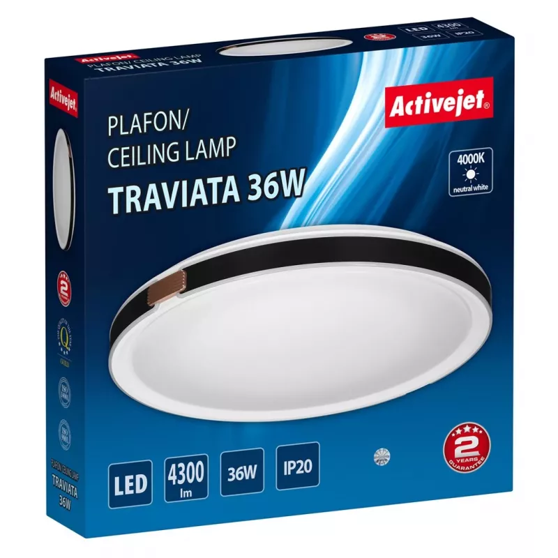 Activejet AJE-TRAVIATA LED griestu lampa 36W