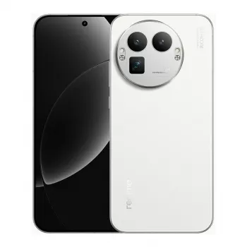 Viedtālrunis REALME realme GT 8 Pro 5G — 6.79 collas 3136×1440, Snapdragon 8 Elite, 12 GB RAM, 256 GB, 50 MP trīskāršā kamera, 7000 mAh, Balts
