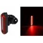 Velosipēda baterijas LED bremžu lukturis FISCHER modelis 50641 ar 50 LED, ar baterijām darbināms aizmugures drošības lukturis