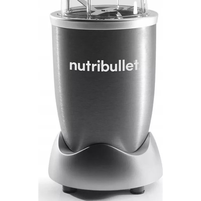 Krūzes blenderis NUTRIBULLET NB606B 600W, Tritan krūze 0.7 L, 6 asmeņi, 1 ātrums, 500 ml krūze, pelēks