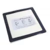 DEMCiflex putekļu filtrs 140mm, kvadrātveida - melns/Balts