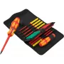 Wera 05006619001 VDE skrūvgriežu komplekts, 17 daļas, Phillips, rievotais, Pozidriv, TORX, iekšējais četrstūra profils (Robertson) (05006619001)