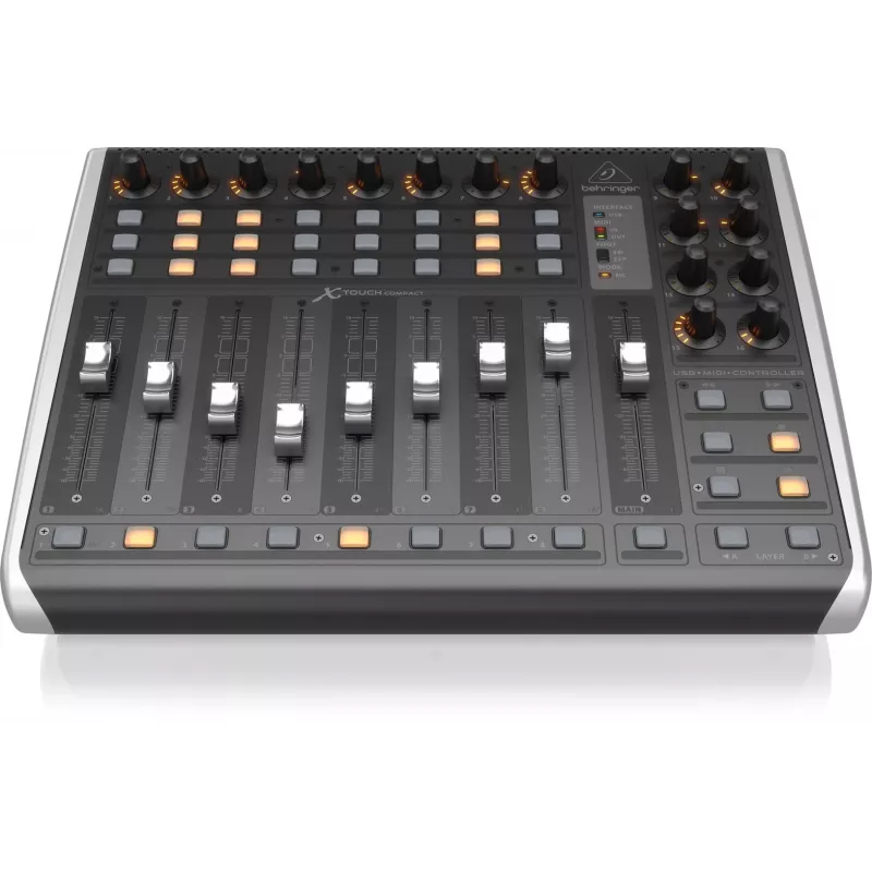Behringer X-TOUCH COMPACT MIDI tastatūra USB Melna