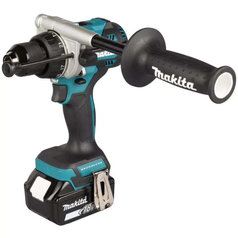 Bezvada urbjmašīna-skāvējs Makita DHP492Z 18 V, darbināms ar baterijām, bezsuku motors, 2 ātrumu, patrona 13 mm