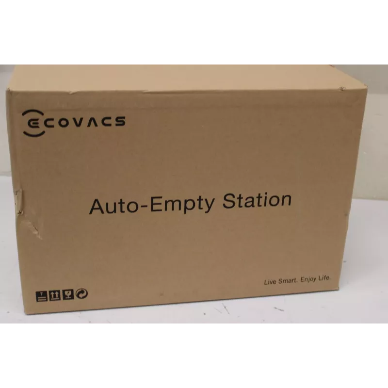 Auto-Empty Station Ecovacs CH1918 priekš OZMO T8 N8 T9 — Balta, ietver 2 putekļu maisiņus