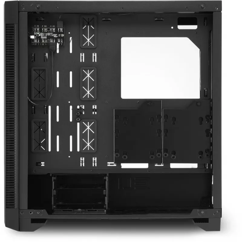 PC Case Sharkoon ELITE SHARK CA200G Midi Tower Melns